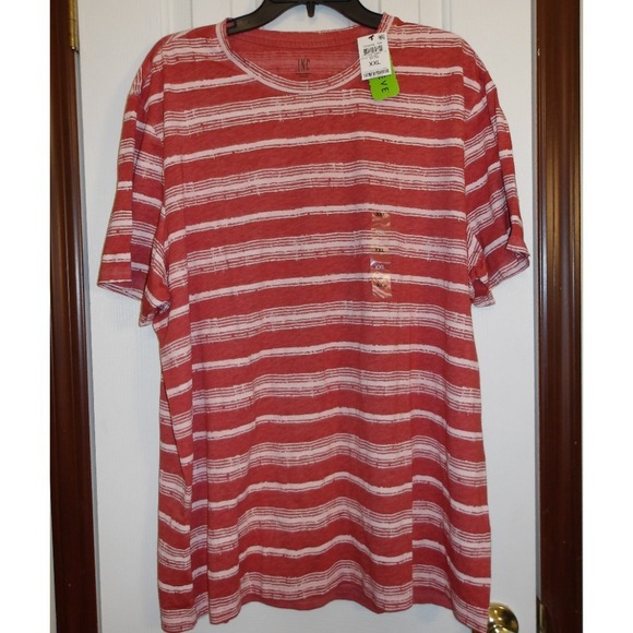 INC International Concepts Striped Casual Tee Shirt‎ XXL - Picture 1 of 3